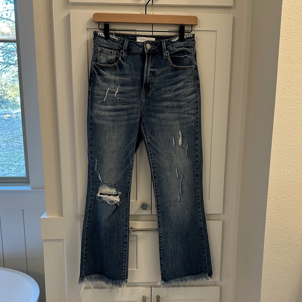 Risen Distressed Blue Jeans